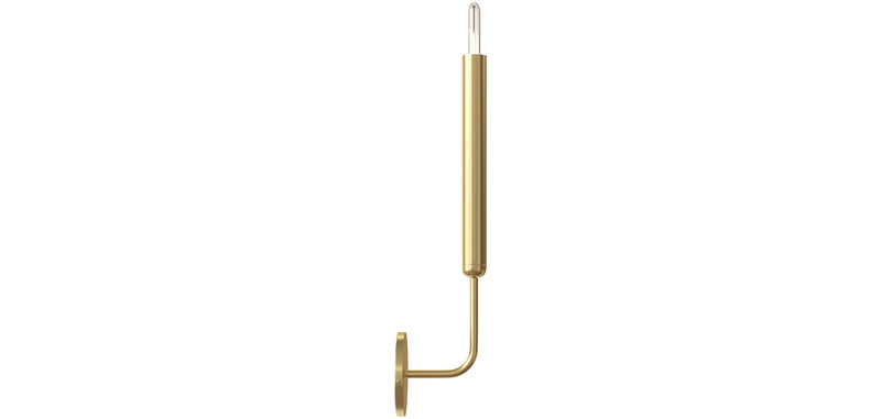 Candeeiro de parede tipo vela em dourado - Lica