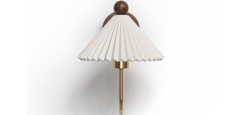 Lampe Murale en Or Vieilli - Applique Vintage - Leig