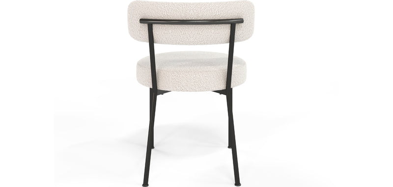 Dining Chair - Upholstered in Bouclé Fabric - Raga