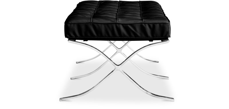 Banc - Repose-pieds tapissé en cuir - Town