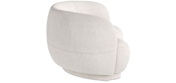Curved Sofa - 3 Seater - Boucle Fabric - Curvy - gallery 7