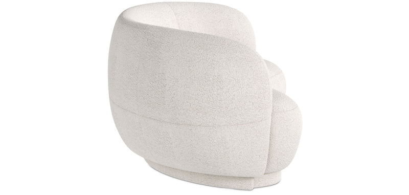 Curved Sofa - 3 Seater - Boucle Fabric - Curvy - gallery 7