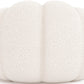Upholstered Armchair with Ottoman - White Boucle - Rubi - gallery 7