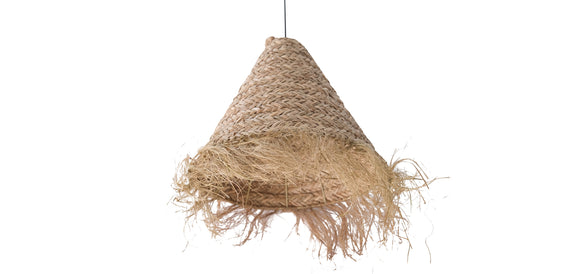Esparto Ceiling Lamp - Boho Bali Design Hanging Lamp - Pitse - gallery 5