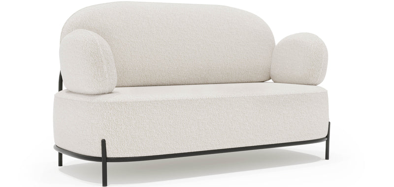 2/3-Seater Sofa - Upholstered in Bouclé Fabric - Baman - gallery 3