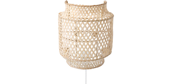 Wall Lamp - Boho Bali Bamboo Design - Hya - gallery 2