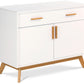 Scandinavian style Compact wooden sideboard
