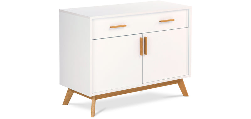 Scandinavian style Compact wooden sideboard