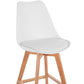 Scandinavian style stool - wooden legs - Denisse