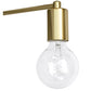 Vegglampe - Gullfarget Rør - Siena