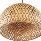 Candeeiro de teto Talli entrançado Design Boho Bali - Bambu