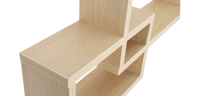 Étagère Murale en Bois - Design de Boîtes - Boxes