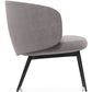 Curved Upholstered Design Armchair - Contemporary Style - Opreh