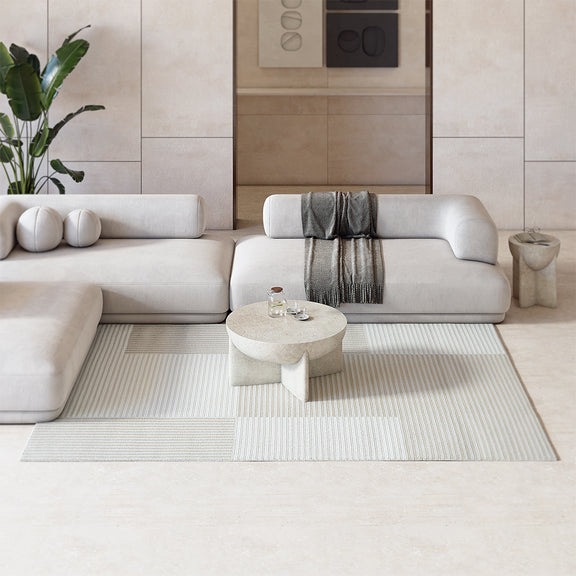 Rug Large Contemporary Modern Design - Beige (290x200 cm) - Rya - gallery 2