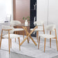 Round Dining Table - Scandinavian Design - 4/5 Diners - Tesfa - gallery 4