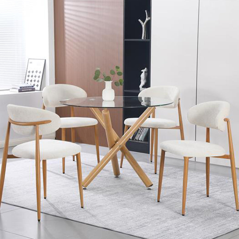 Round Dining Table - Scandinavian Design - 4/5 Diners - Tesfa - gallery 4