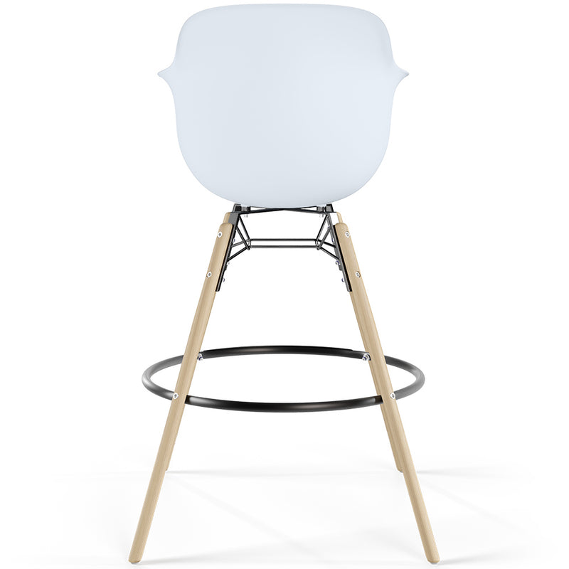 Bar Stool - Scandinavian Design - Wooden Legs - Nordika