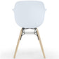Dining Chair - Scandinavian Design - Wooden Legs - Pack of 2 - Nordika