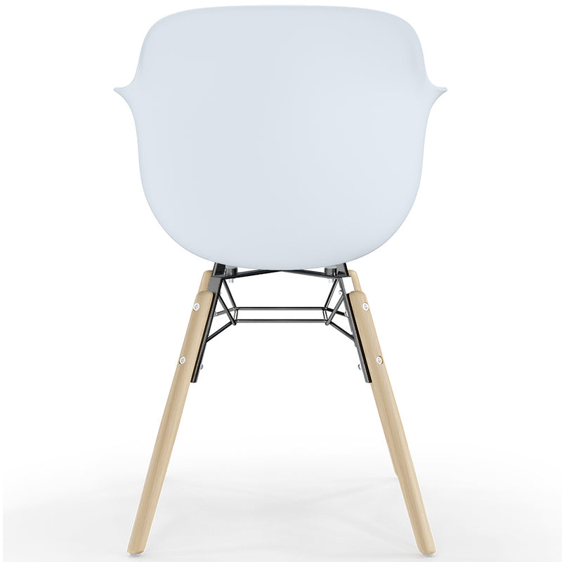 Dining Chair - Scandinavian Design - Wooden Legs - Pack of 2 - Nordika
