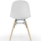 Dining Chair - Scandinavian Design - Wooden Legs - Pack of 2 - Skögur