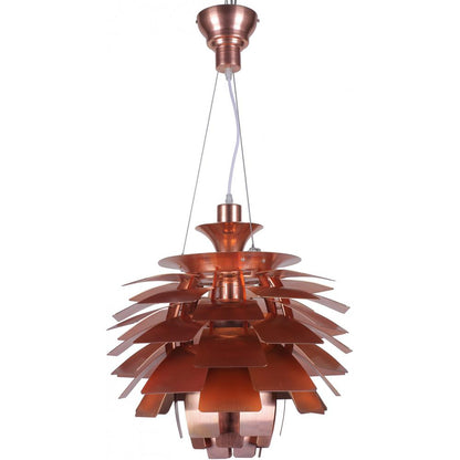 Lustre de plafond - Lampe à suspension en bronze avec design Artichaut - Grand - Atrich