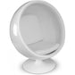 Poltrona Design Boule - Revestida em Similicouro - Batton