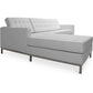 Chaiselongue Design - skóra pokryta - Nova