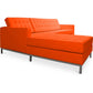 Chaiselongue Design - skóra pokryta - Nova