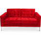 Fabric Upholstered Sofa - 2 Seats - Konel