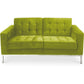 Fabric Upholstered Sofa - 2 Seats - Konel
