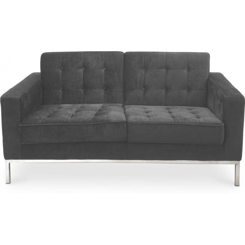 Canapé Revêtu de Tissu - 2 Places - Konel