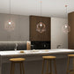 Hanglamp met metalen structuur
