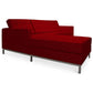 Design chaise longue - Upholstery in Polipiel - Nova