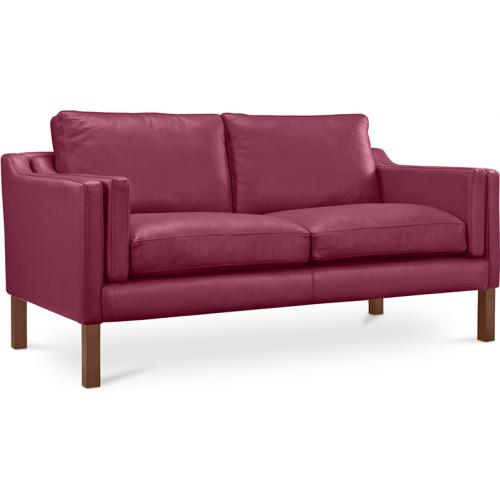 Canapé Revêtu de Similicuir - 2 Places - Chaggai