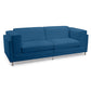 Faux Leather Upholstered Sofa - 2 Seats - Cawa