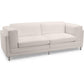 Faux Leather Upholstered Sofa - 2 Seats - Cawa