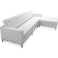 Chaise Longue Design - Revêtement en Cuir - Droite - Sama