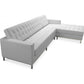 Chaise Longue Design - Revêtement en Cuir - Droite - Sama