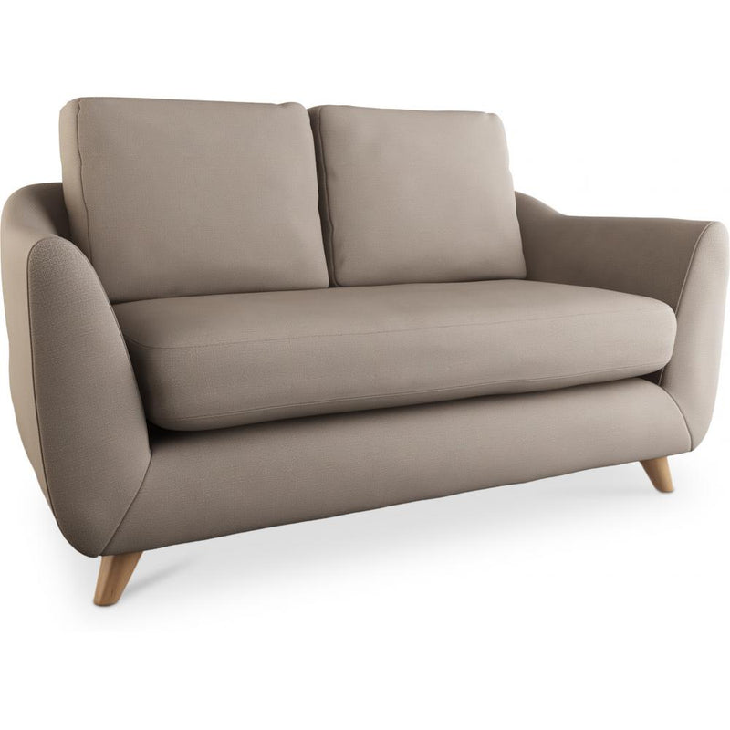 Canapé Revêtu de Lin - Style Scandinave - 2 Places - Gustavo