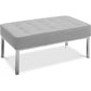 Ławka Design - 2 miejsca - Pokrycie ze skóry - Konel