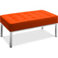 Ławka Design - 2 miejsca - Pokrycie ze skóry - Konel