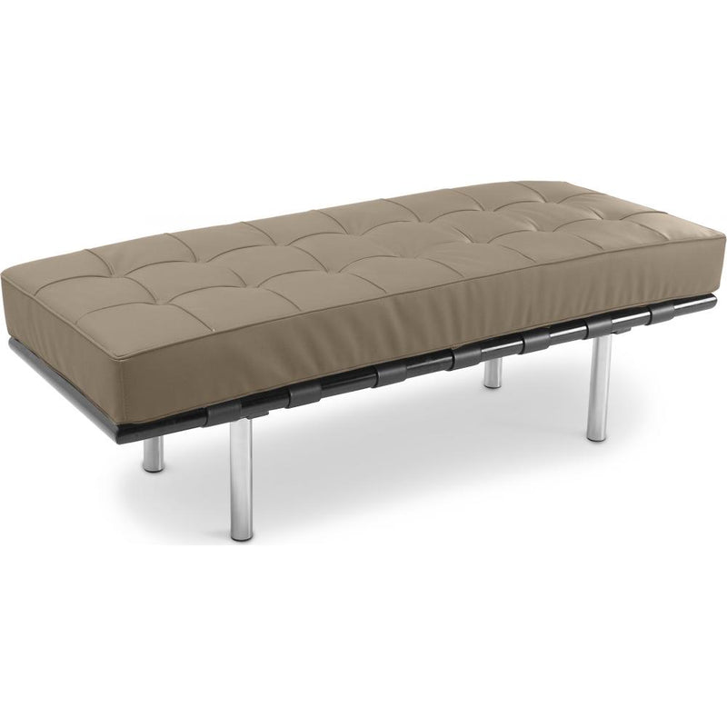 Banc rembourré en cuir - 2 places - Town