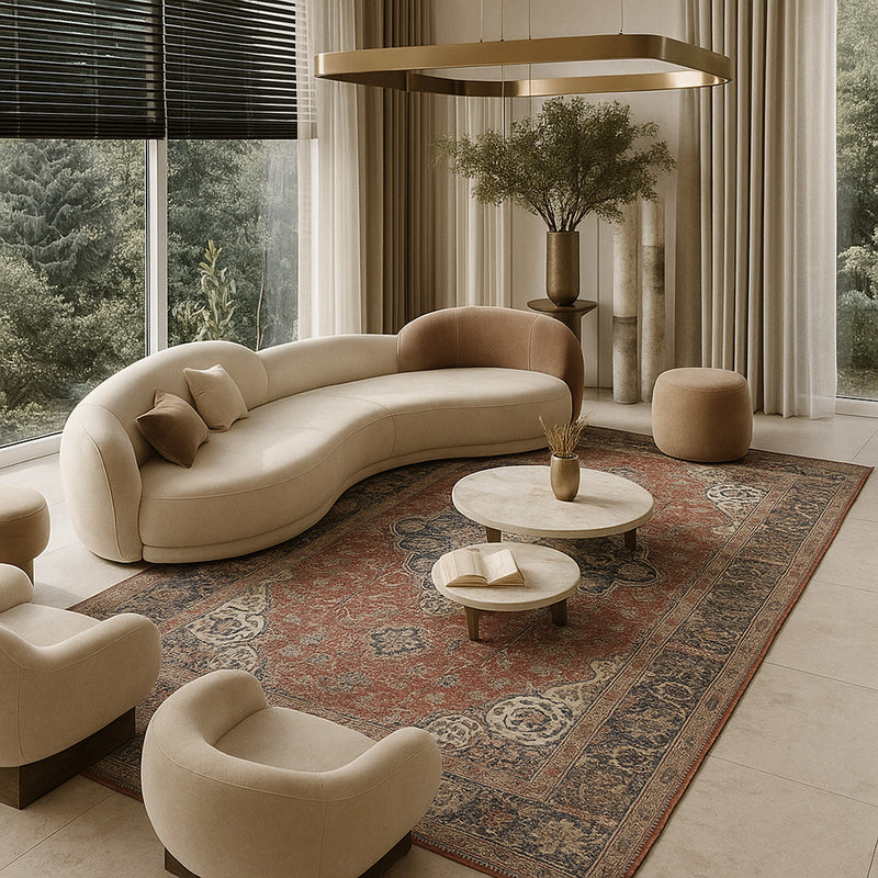 Vintage Oriental Carpet - (290x200 cm) - Jakym - gallery 2
