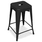 Bar Stool - Industrial Design - Matte Steel - 60cm - New edition - Stylix - gallery 5