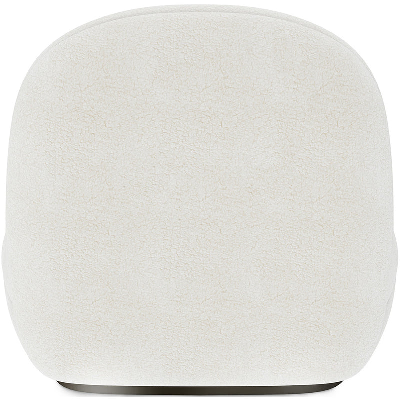 Armchair Upholstered in Boucle Fabric - Larry - gallery 7
