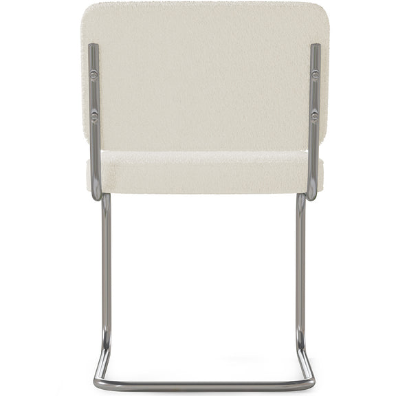 Dining Chair - Upholstered in Bouclé Fabric - Henr - gallery 6