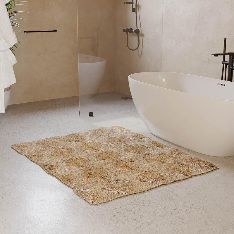 Rectangular Jute Rug - Boho Bali - 120x150 CM - Lubya - gallery 3