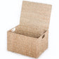 Mand van natuurlijke vezel met deksel - 40x30CM - Maracay