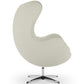 Armchair with armrests - Upholstered in Boucle Fabric - Brave