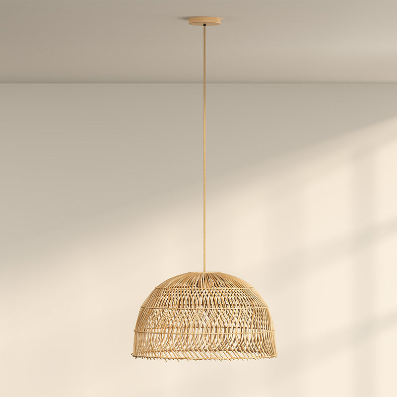 Rattan Pendant Lamp - Boho Bali - Capril